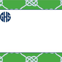 Nautical Knot Kelly Flat Notecard