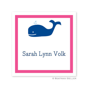 Whale Navy Stickers