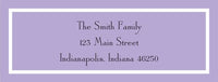 Classic Lilac Address Label