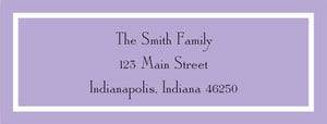 Classic Lilac Address Label