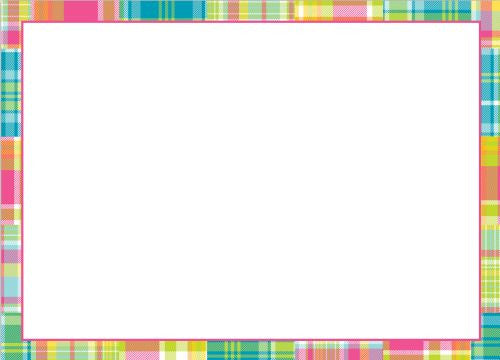 Madras Patch Bright Flat Notecard