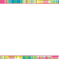 Madras Patch Bright Flat Notecard