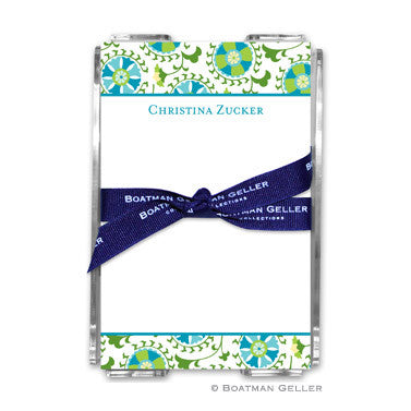 Suzani Teal Notepad