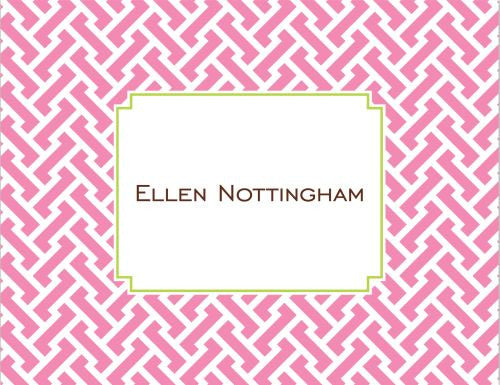 Stella Pink Foldover Note