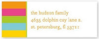 Bold Stripe Address Label