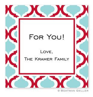 Kate Red & Teal Stickers