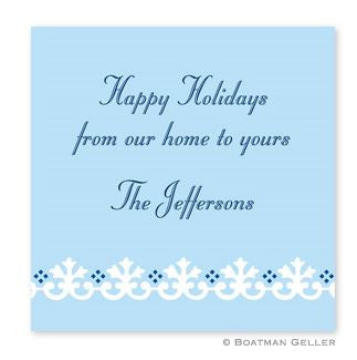 Border Light Blue Stickers