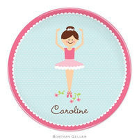 Ballerina Portrait Melamine Plate
