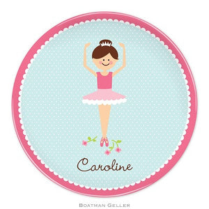 Ballerina Portrait Melamine Plate