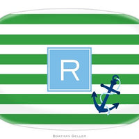 Stripe Anchor Melamine Platter