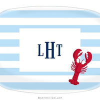Stripe Lobster Melamine Platter