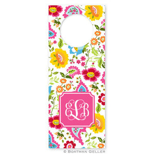 Bright Floral Wine Tag