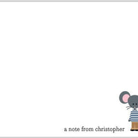 George Flat Notecard