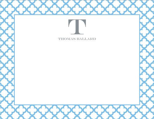 Bristol Petite Blue Flat Notecard  
