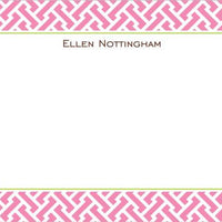 Stella Pink Flat Notecard