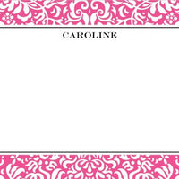 Chloe Raspberry Flat Notecard