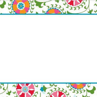 Suzani Flat Notecard