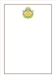 Pineapple Ribbon Flat Notecard