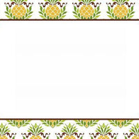 Pineapple Repeat Flat Notecard