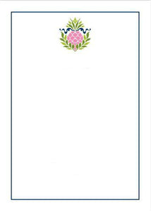 Pineapple Ribbon Pink Flat Notecard