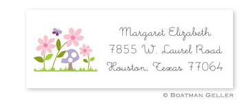 Bloom Address Label