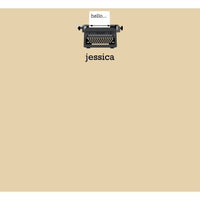 Typewriter Flat Notecard