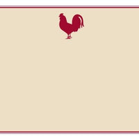 Rooster Flat Notecard