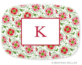 Suzani Holiday Melamine Platter