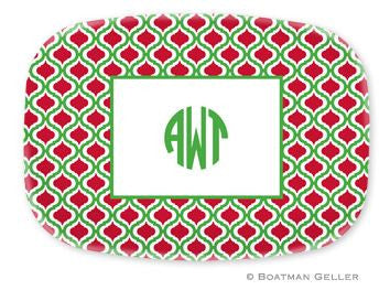 Kate Kelly & Red Melamine Platter