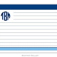 Espadrille Nautical Recipe Card