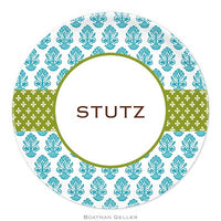 Betti Teal Melamine Plate