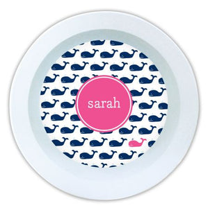 Whale Repeat Navy Bowl