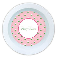 Little Sailboat Pink Bowl