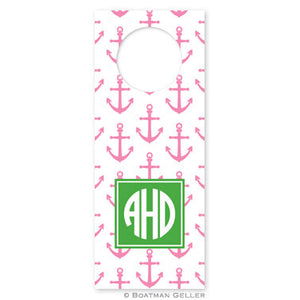 Anchors Pink Wine Tags