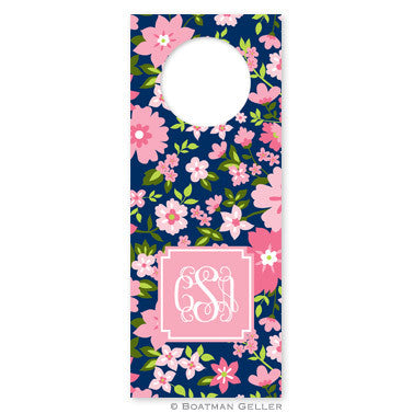 Caroline Floral Pink Wine Tags