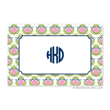 Pineapple Repeat Pink Placemat