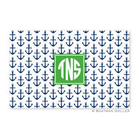 Anchors Navy Placemat
