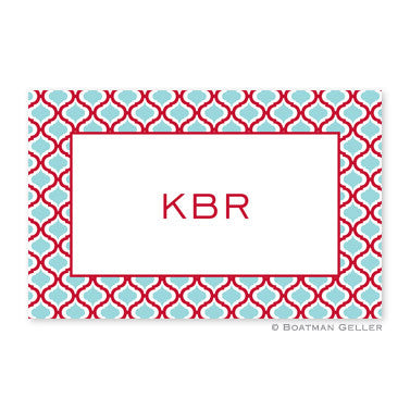 Kate Red & Teal Placemat