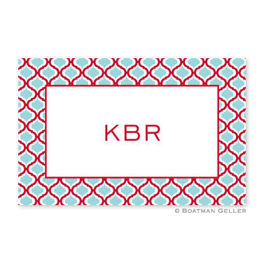 Kate Red & Teal Placemat