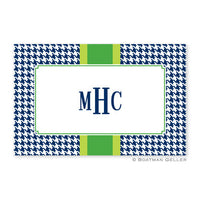 Alex Houndstooth Navy Placemat
