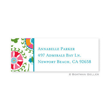 Suzani Address Label