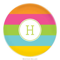 Bold Stripe Melamine Plate