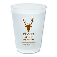 Custom Frost Flex Cups - Stag