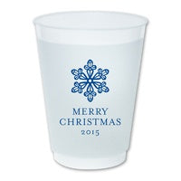 Custom Frost Flex Cups - Snowflake