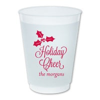 Custom Frost Flex Cups - Holiday Cheer