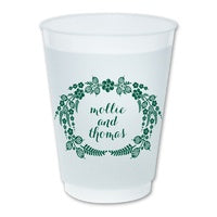 Custom Frost Flex Cups - Floral