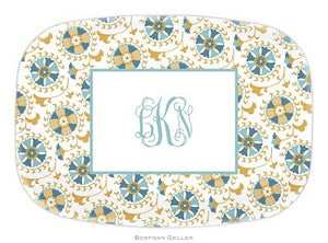 Suzani Gold Melamine Platter