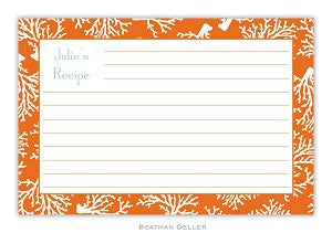 Coral Repeat Recipe Card