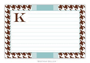 Alex Houndstooth Chocolate Recipe Card