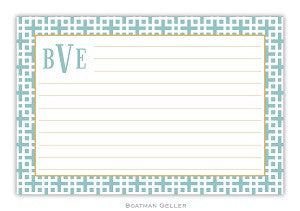 Lattice Slate Recipe Card